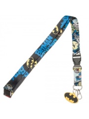 BATMAN - COMIC STRIP LANYARD WITH CHARM